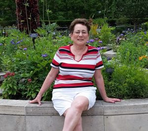 My mom at Botanic Garden