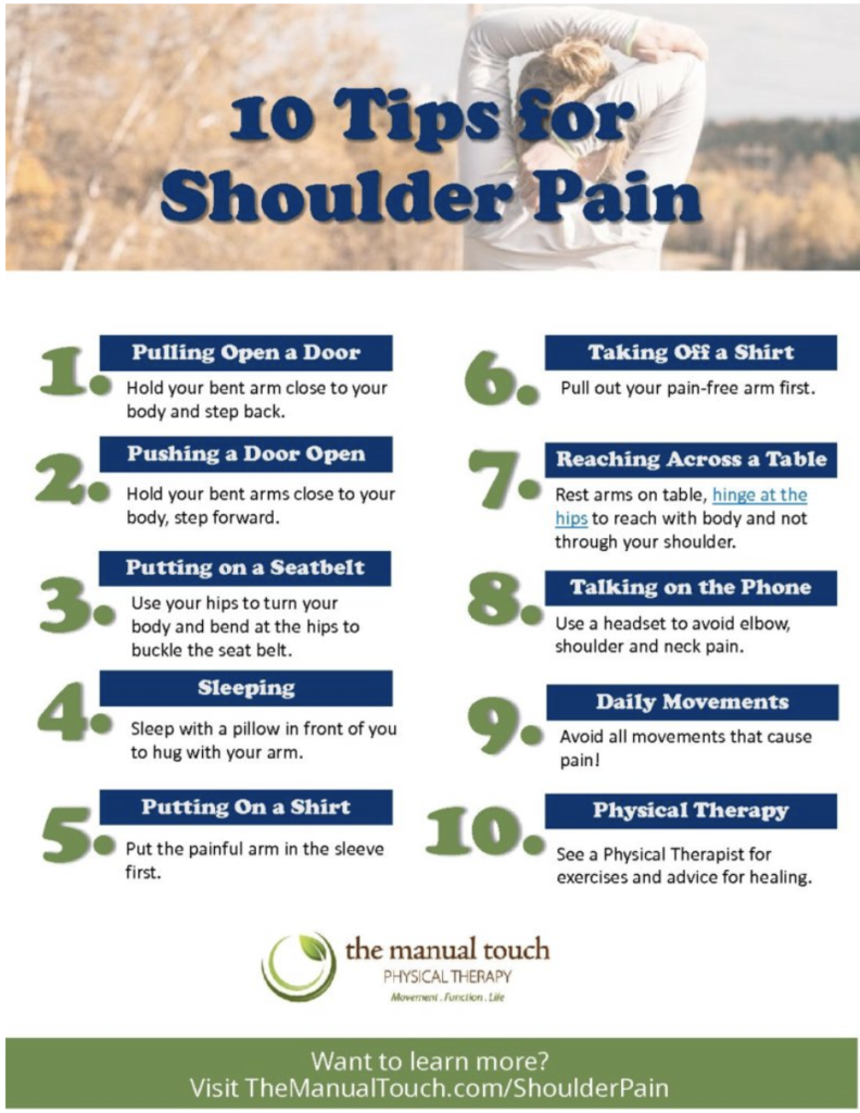 Tips To Avoid Shoulder Pain 