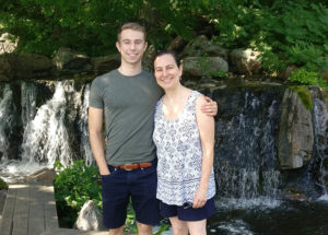 Drew and I at the Chicago Botanic Garden