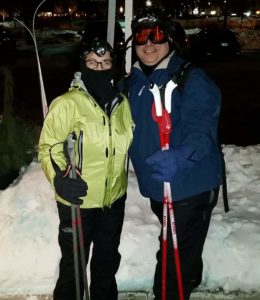 Cross Country Skiing with My Husband