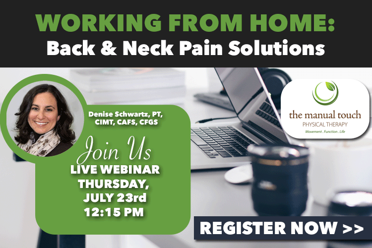 Work from Home Webinar: Back and Neck Pain Solutions