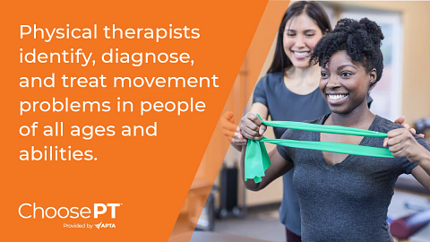 October is National Physical Therapy Month #ChoosePT
