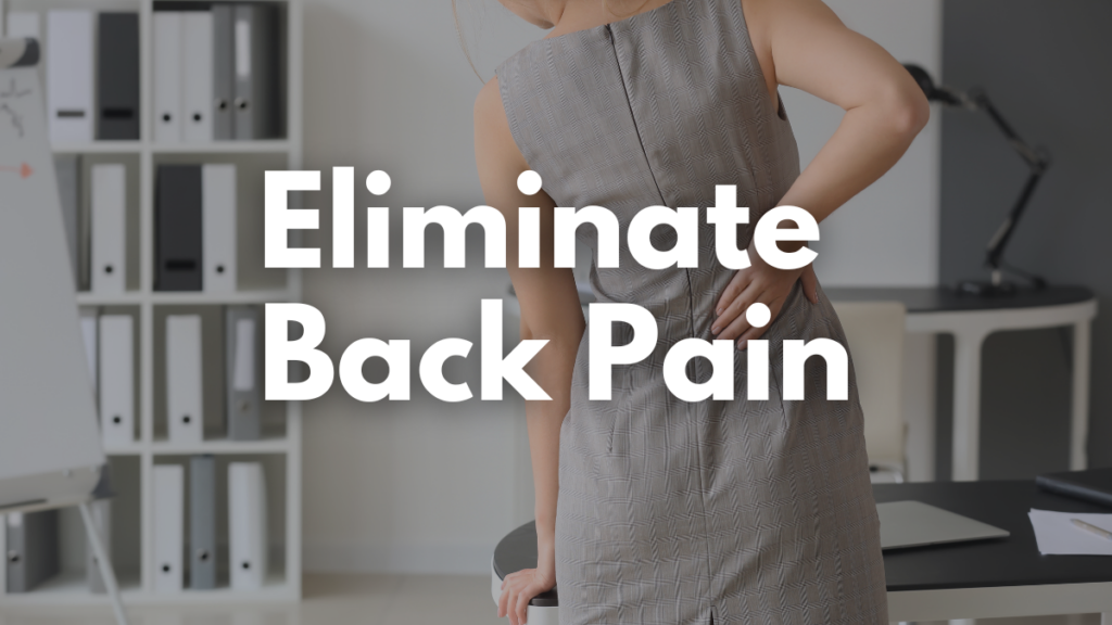 eliminate back pain the manual touch