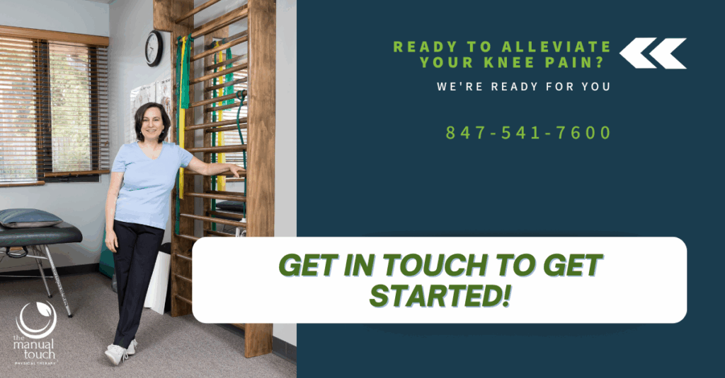 Get in touch the manual touch physical therapy alleviate knee pain